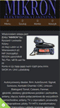 Mobile Screenshot of mikron-sklep.pl